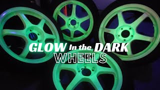 My Nissan Skyline gets INSANE Wheels! How to make things GLOW in the DARK