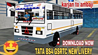 Gsrtc Bus Modand Livery For Bus Simulator Indonesia