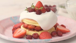 실패 없는 수플레 팬케이크 만들기 Souffle Pancake ㅣ 노오븐 디저트  l 푸드스타일리스트 cook & recipe