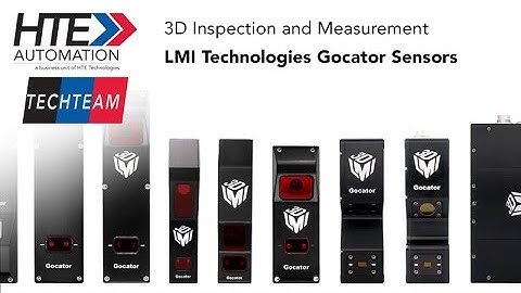 Introduction to Gocator All in one 3D Smart Sensors