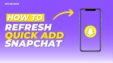 How to refresh quick add on snapchat (Easy Method)