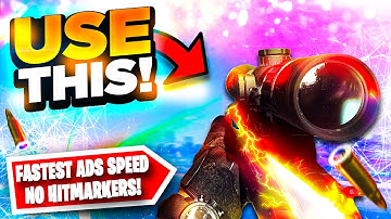 *FASTEST ADS* "SA-B 50" Quickscoping Class Setup in MODERN WARFARE 2