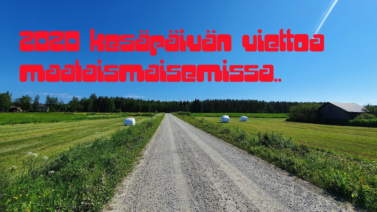 Kesäpäivää 2020 Viekin kylässä Pohjois-Karjalassa