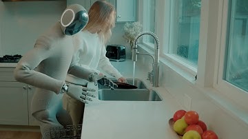 Maak kennis met Neo Gamma: de echte robotbutler van 1X | Humanoïde robot van de volgende generati...