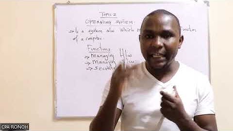 ICT OPERATING SYSTEM