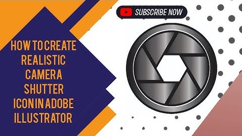 How To Create Realistic Camera Shutter Icon In Adobe Illustrator @graphicstylebyhijab