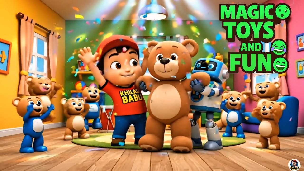 Khiladi Babu & Toys Dance Magic | Funny Toy Room Cartoon | Kids Hindi Shorts