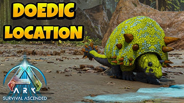 Hoe je Doedicurus kunt vinden in ARK Ascended - Het Eiland