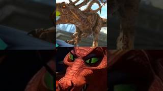Experimental Giga vs Dragão (Shrek) | Dinossauros vs Dragões round 8 #arkgenesis #shrek #edit #short