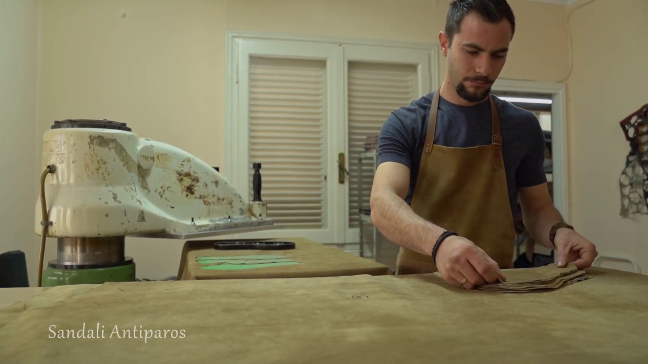 Handmade with love - Sandali Antiparos - Making leather sandals