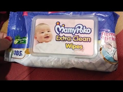 Mamypoko Wipes with Green Tea Essence Review \u0026 Use