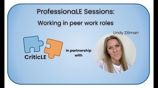 ProfessionaLE: Working in peer work roles