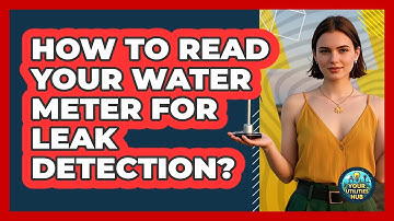 How To Read Your Water Meter For Leak Detection?