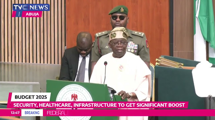 Watch President Tinubu's Full Speech