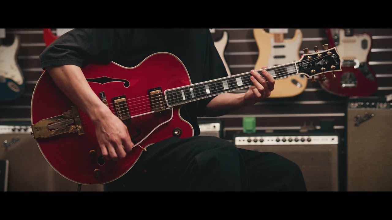 GIBSON CUSTOM SHOP L-5CT Cherry 2000 - YouTube