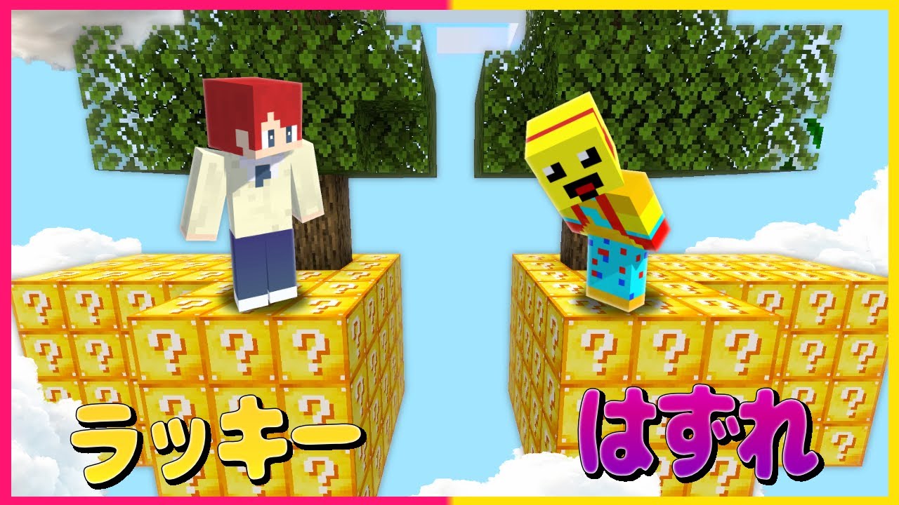 自分だけハズレラッキーブロックだったらいつ気づく？ww【まいくら