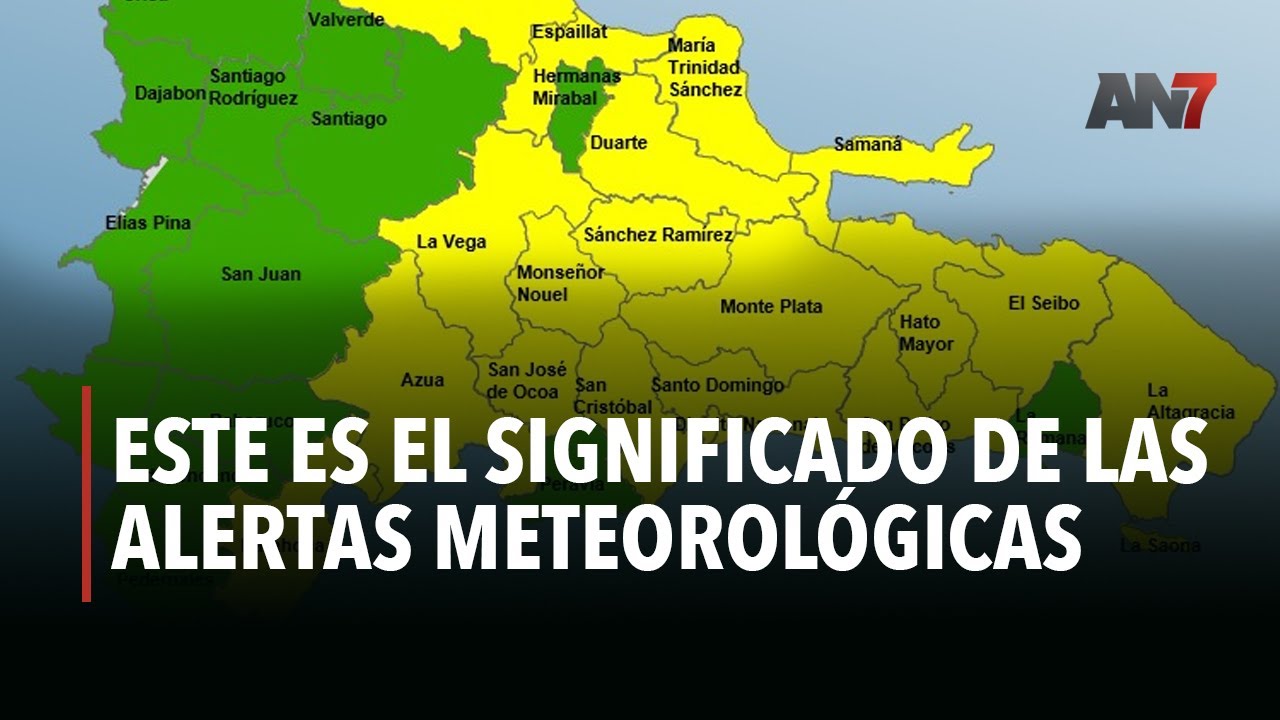 Este es el significado de las alertas meteorológicas - YouTube