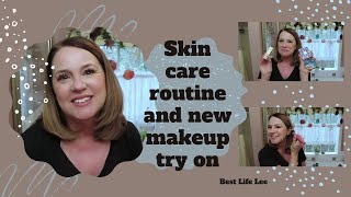 Wake Up Beautiful: Over Fifty Morning Skincare Routine & NEW Makeup Try On