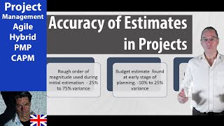 #56 Accuracy of Estimates in Projects ● Budget ● Costs Management ● PMP CAPM
