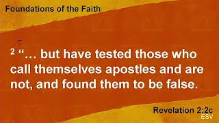 25/02/16 Foundation of Faith: The High priority of Love Revelation 2:1-7  Josh Vaughn