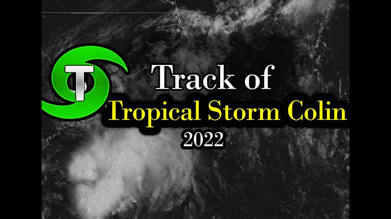 The Track of Tropical Storm Colin (2022) |Atlantic Basin|