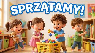 Piosenka dla dzieci o sprzątaniu zabawek | SPRZĄTAMY | Piosenki przedszkolne