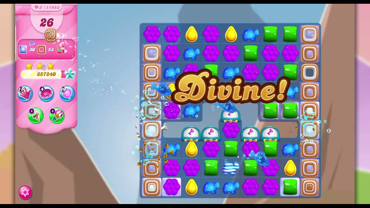 Candy Crush Saga Level 11953 - NO BOOSTERS