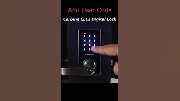 How to Set a User Code on the Carbine CEL2 Digital Lock