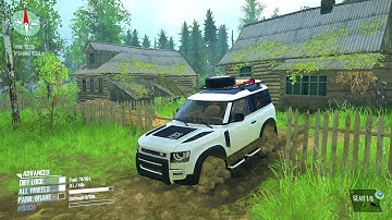 Spintires MudRunner Pc Gamplay High Graphics || Mudrunner Garage Unlock New Mod Gameplay || American