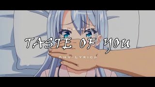 Chiisana Tsubomi no Sono「 AMV • LYRICS 」- Taste of You