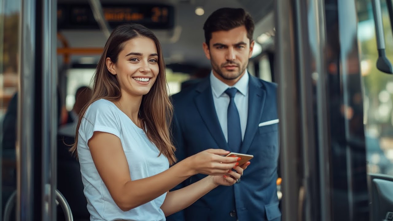 Elle Paie Pour Lui Un Ticket De Bus, Sans Savoir Qu’il Est Millionnaire. Sa Réaction Va Choquer....