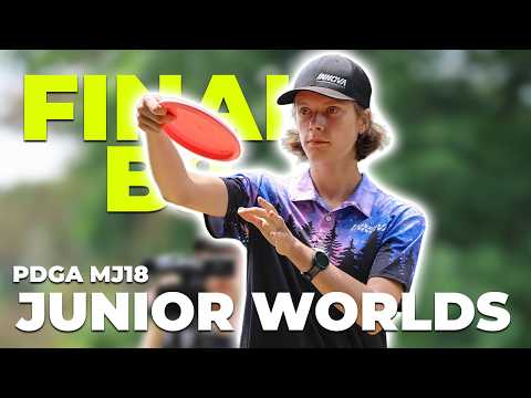 Thumbnail for 2026 PDGA Junior Disc Golf World Championships | FINALB9 | Feil, Hadders, Vazquez, Etter | MJ18