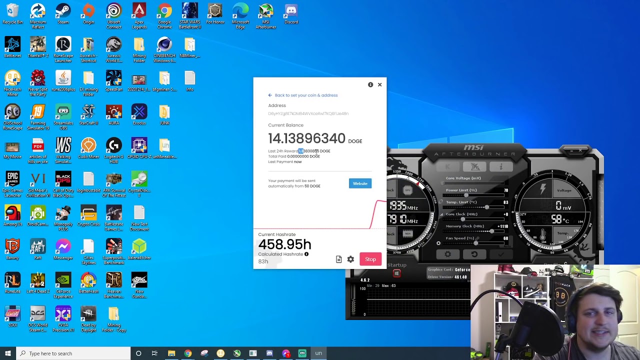 How to Mine Dogecoin, Cardano and many other crypto on any computer!