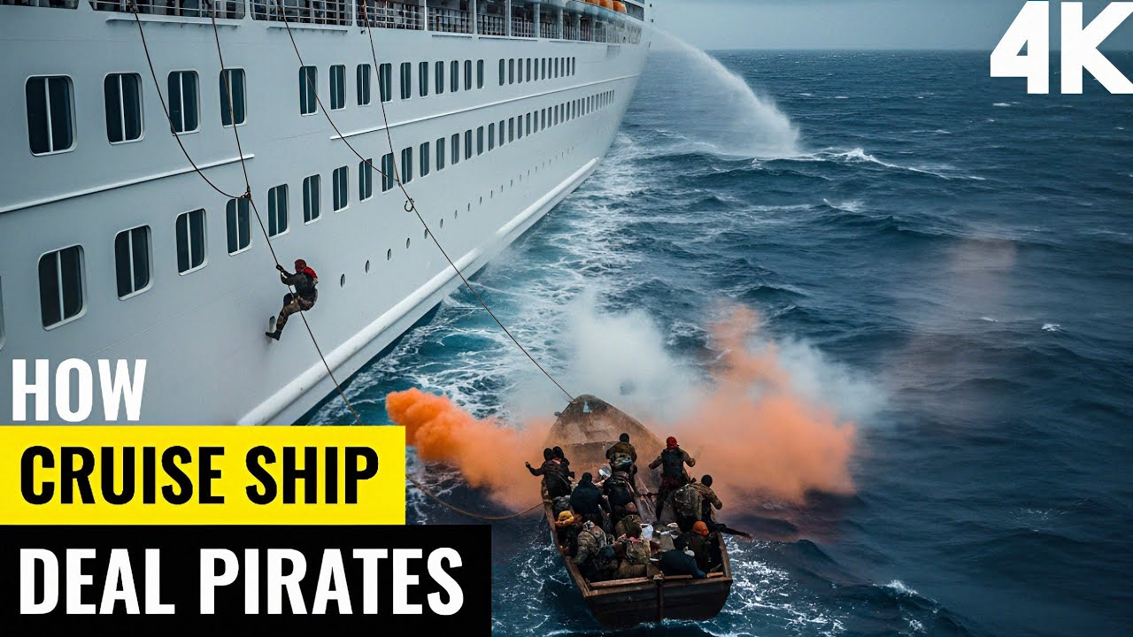 Как круизные лайнеры переживают нападения пиратов