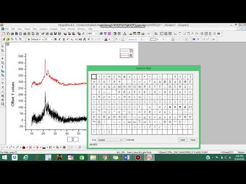 How to smooth XRD data using Origin software  2020 #Reseachworld