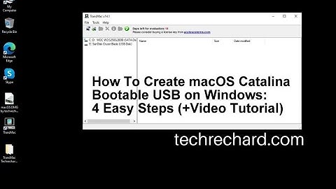 How To Create macOS Catalina Bootable USB on Windows: 4 Easy Steps