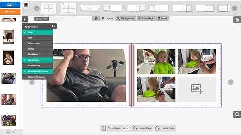 How to "Hide Used Pictures" in Studio22 Online Photo Book Creator.