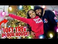 We Put A GIANT 10 Foot Christmas Tree In Our HOUSE!!| VLOGMAS DAY 1