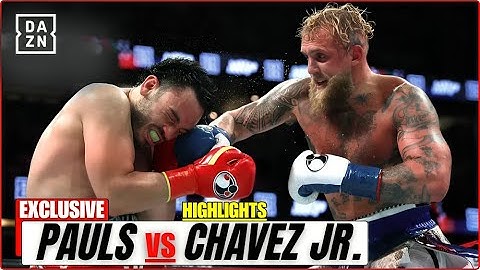 Full Highlights: Jake Paul Takes on Chavez Jr in Wild Fight!