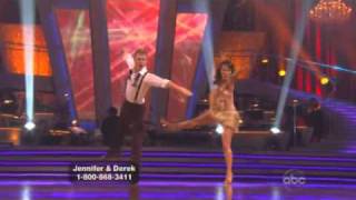 Jennifer Grey and Derek Hough Dancing with the stars WK 2 Jive