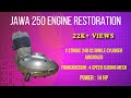 Old Jawa 250cc Full Engine Assembly