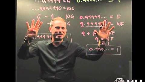 Does 0.99999.. equal one or does it not?