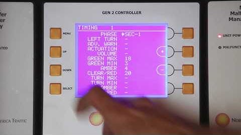 Turning ON the Traffic Actuation Setting