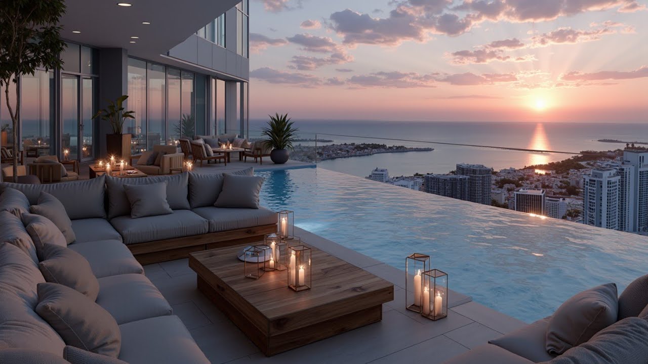 Relaxing Chillout Music - Спокойный лаундж с видом на океан и мягкими джазовыми грувами