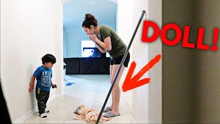 DROPPING THE BABY PRANK ON GIRLFRIEND!