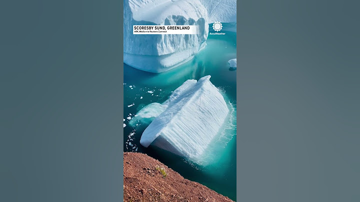 Iceberg Flips Over In Greenland