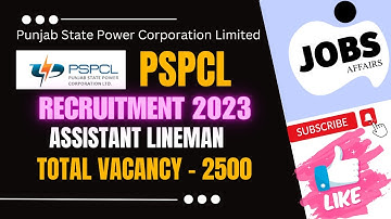 PSPCL Assistant Lineman Recruitment 2023 | PSPCL Latest Assistant Lineman Vacancy 2023