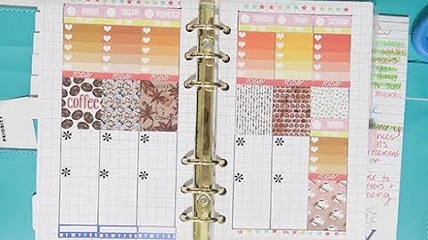 PWM ~ Creating My Own Vertical Insert ~ Recollections Personal Size Planner