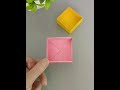 叠个简单实用的正方形盒子 #手工折纸 #折纸教程 #亲子手工#手工#生活#折纸教程