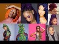 Coloured braids hairstyles ideas | 2020